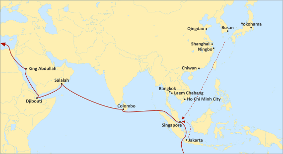 MSC offers new weekly loop from Yokohama to Djibouti from February 12 ...